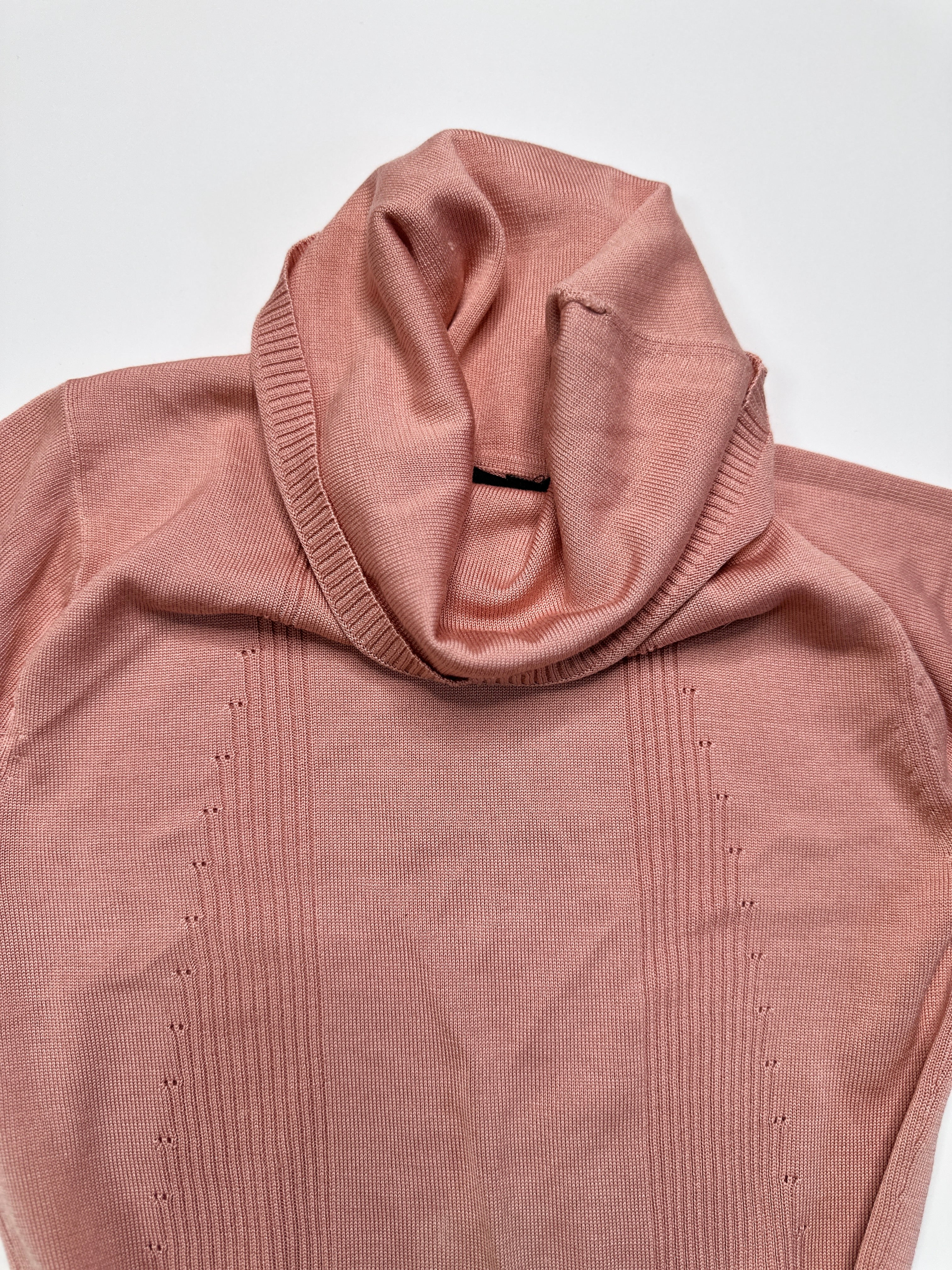 BCBG MAXAZRIA | Silk & Cashmere Cowl Tank | S