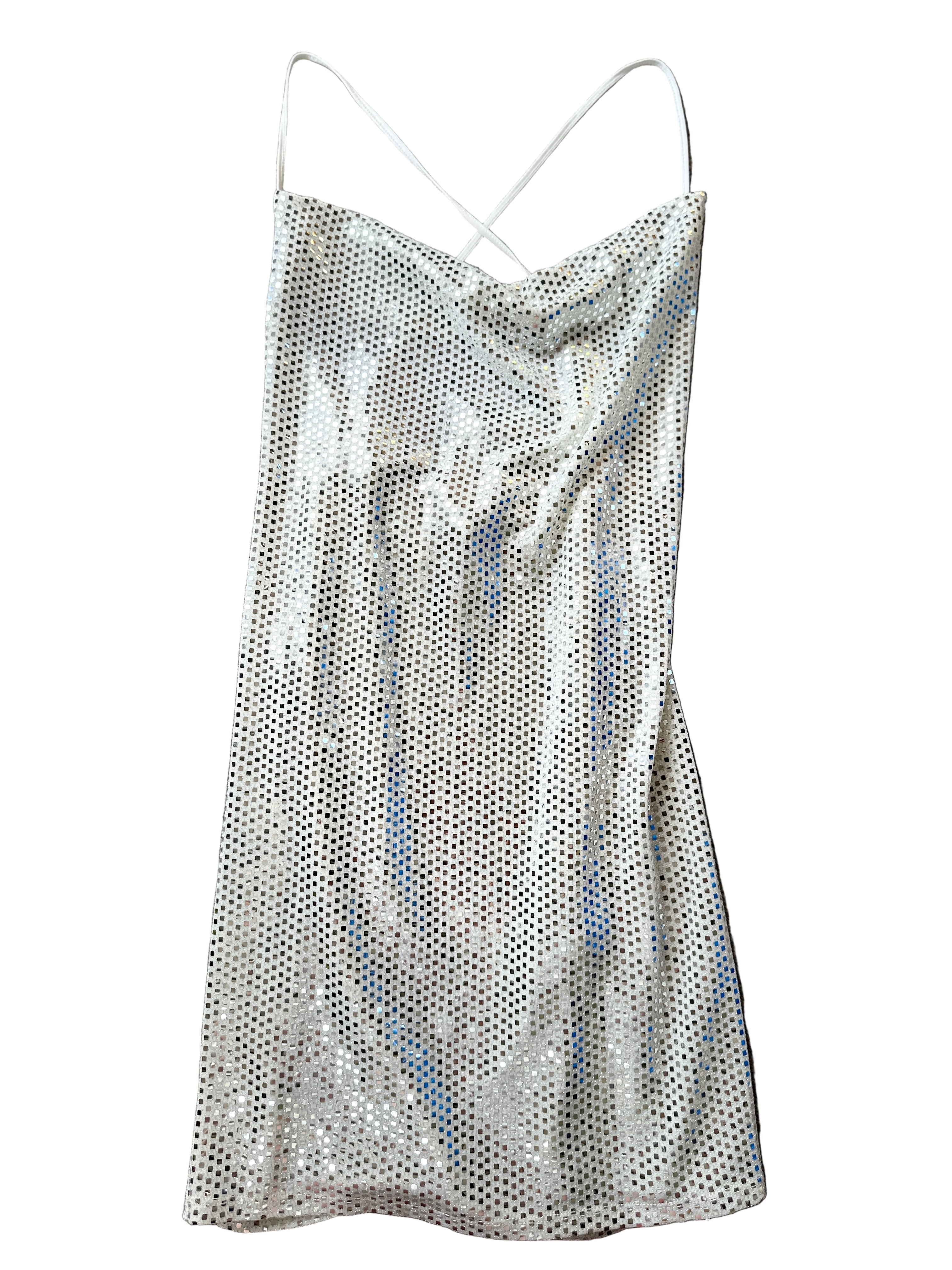 H&M Mirror Cowl Halter Top | XS
