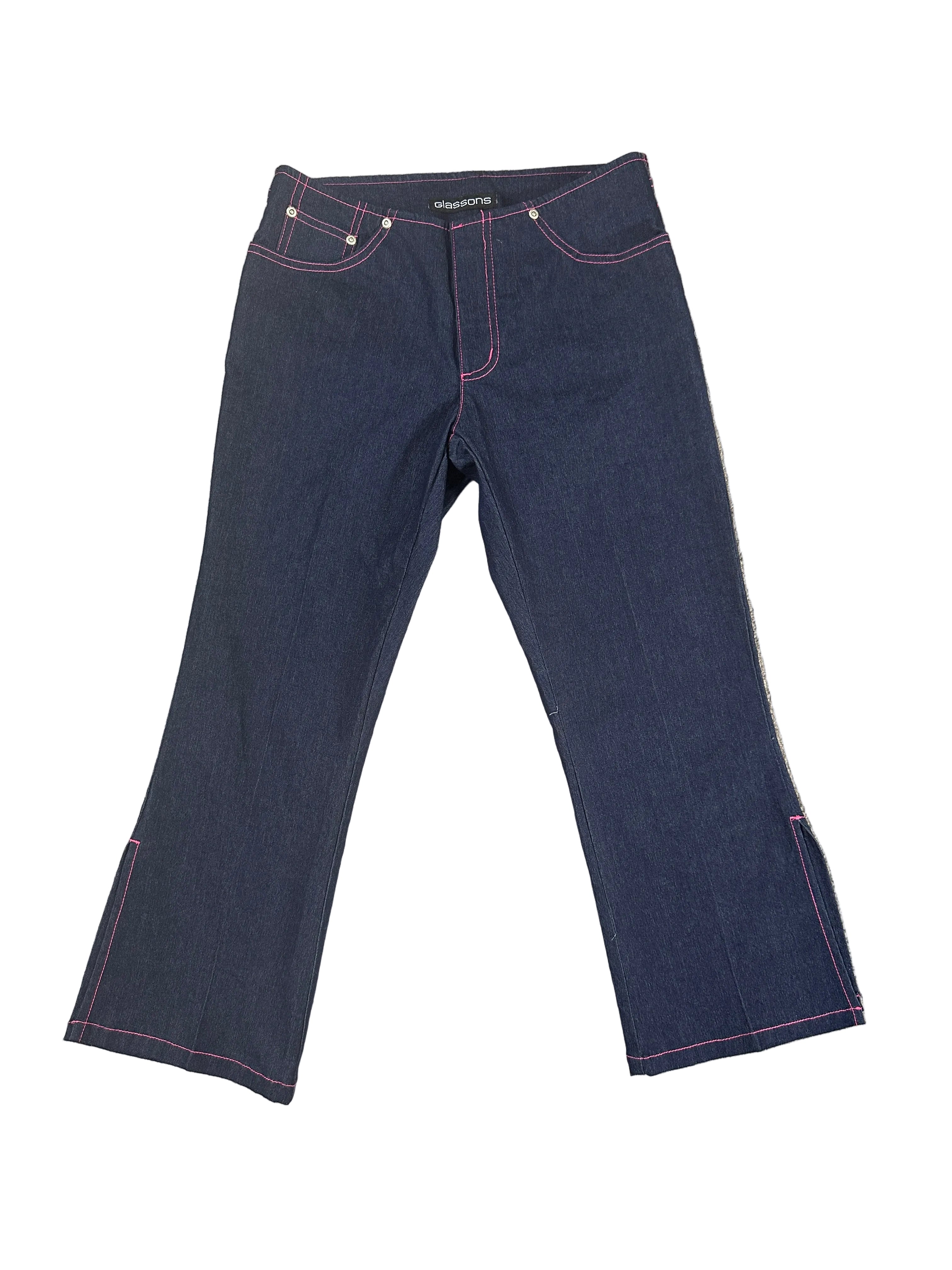 GLASSONS | 3/4 Denim Flare Capris | 10