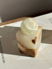 Prism White & Amber Onyx Candle Holder - Medium