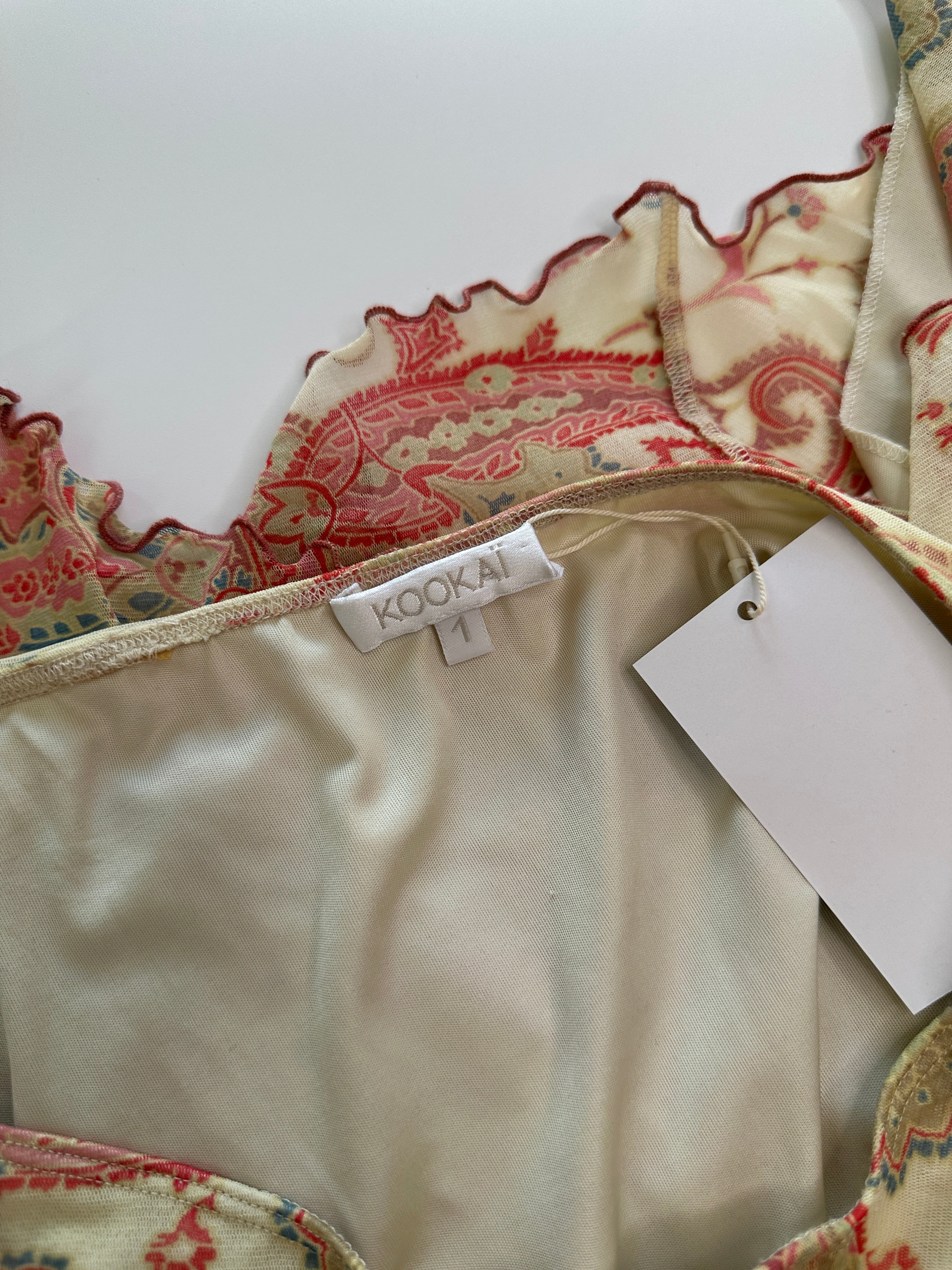 Kookai | Vintage Paisley Skirt Made in France | 8