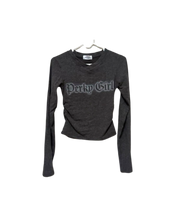 PERKY GIRL LONG SEELVE CROP TOP