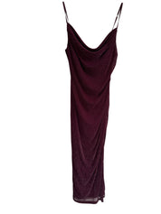 PAGANI Sparkling Purple Cowl Neck Dress | 8