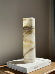 White & Green Onyx Lamp