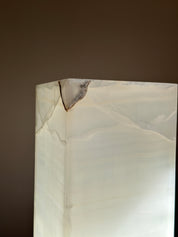 Prism White Onyx Lamp