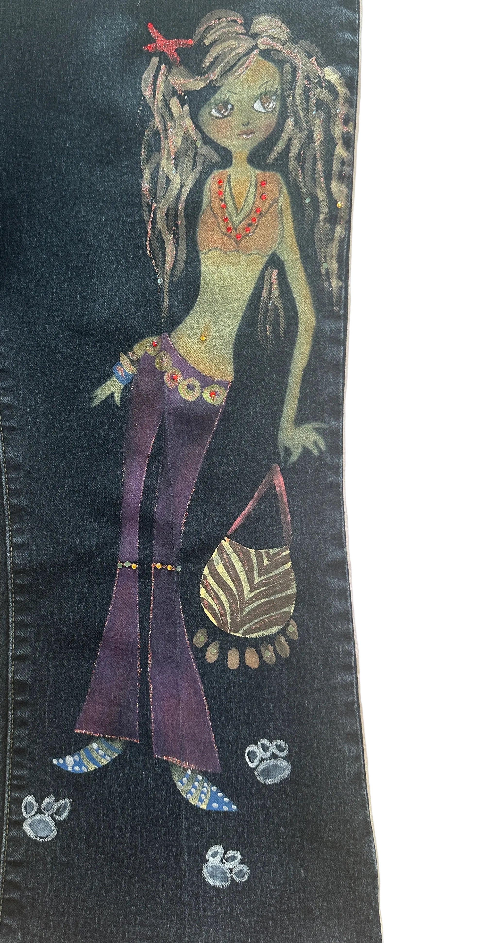 Suzie Y2K Capri Jeans | 12-14