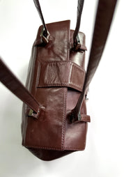 FENDI Burgundy Bento Box Bag