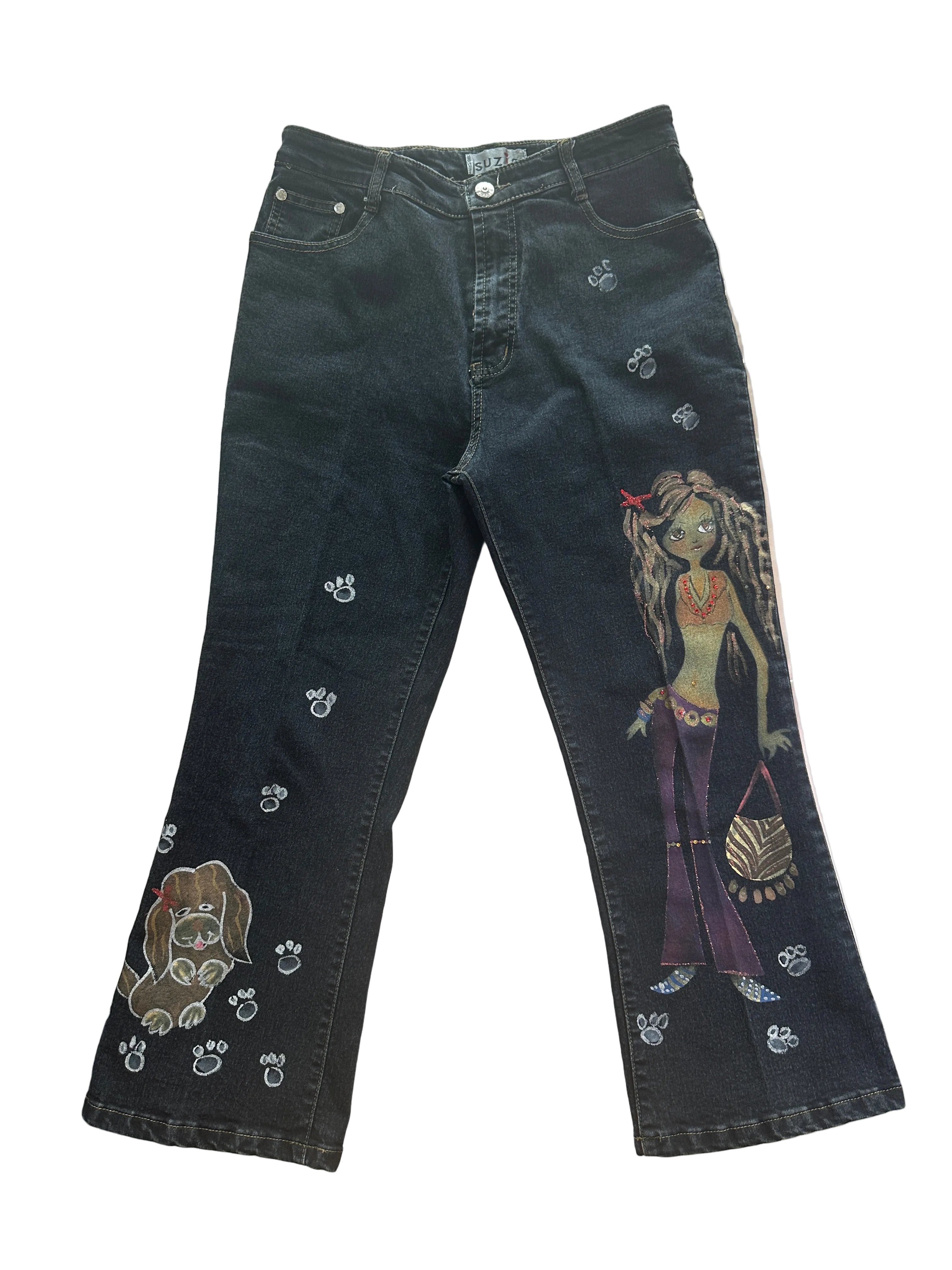Suzie Y2K Capri Jeans | 12-14