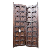 Vintage Large Wooden Door Pair