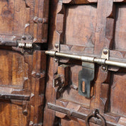 Vintage Large Wooden Door Pair