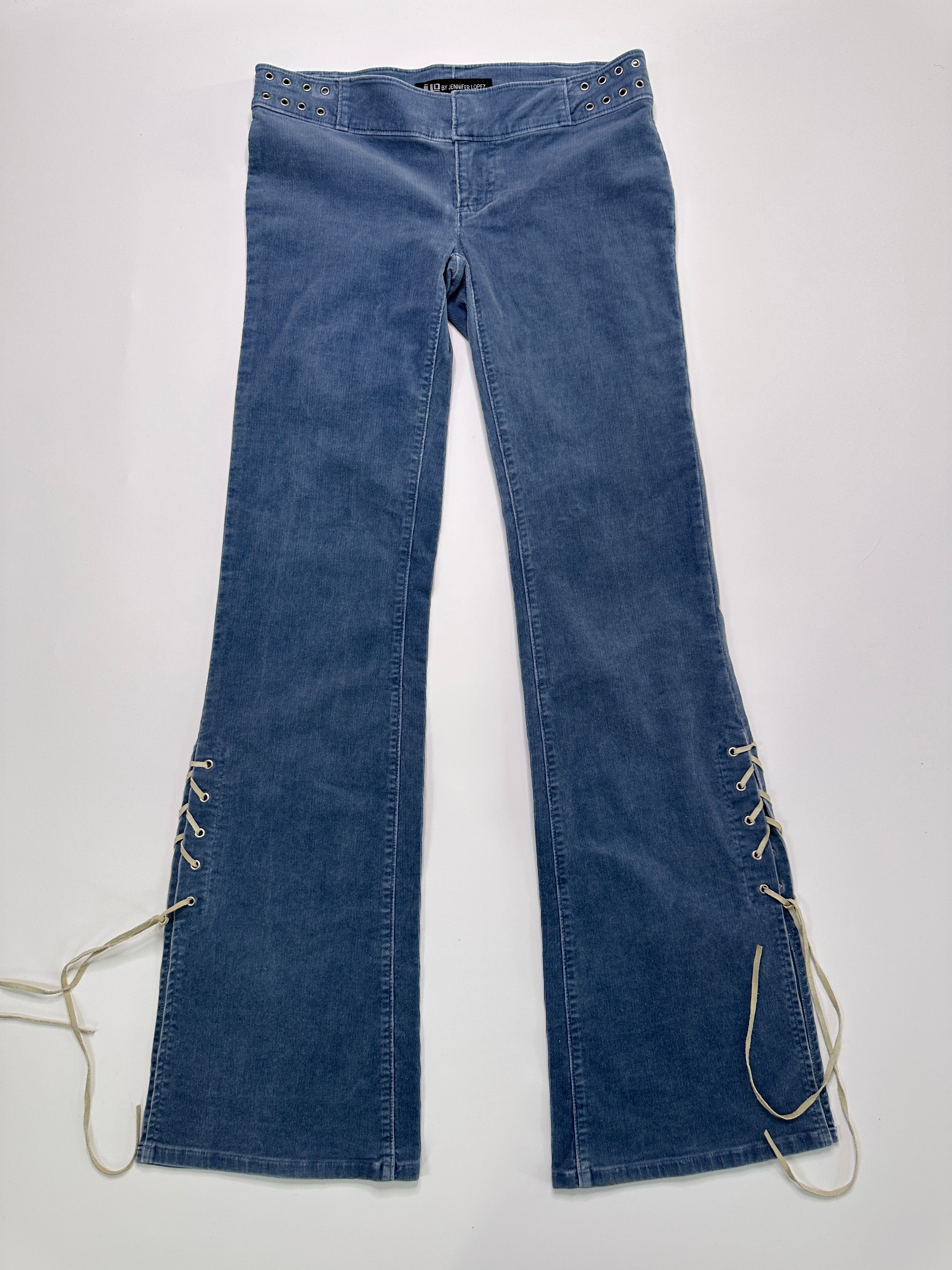 JLO by Jennifer Lopez | Y2K Lowrise Corduroy Flare with lace ups | M