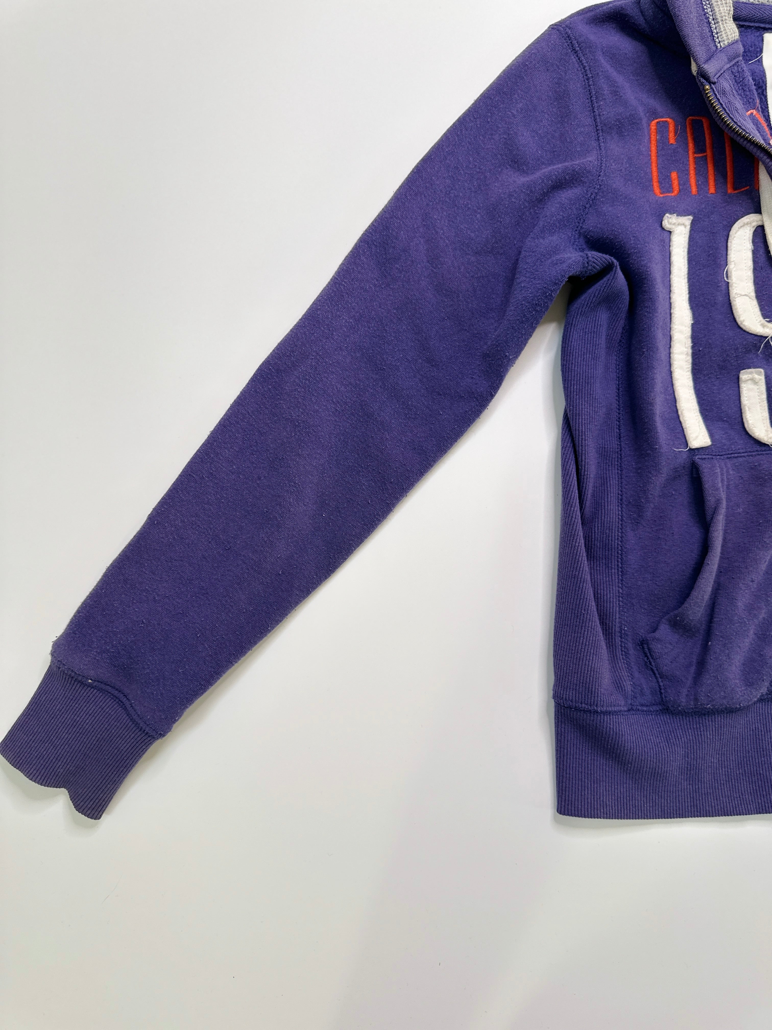 In Extenso | California 1988 Navy Full Zipper Hoodie | S