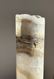 White & Green Onyx Lamp