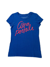 Aeropostale | Blue & Pink Sequin Top | S