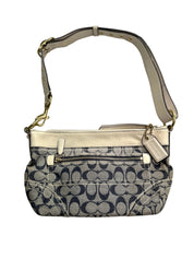 Coach Signature Denim Shoulder Bag