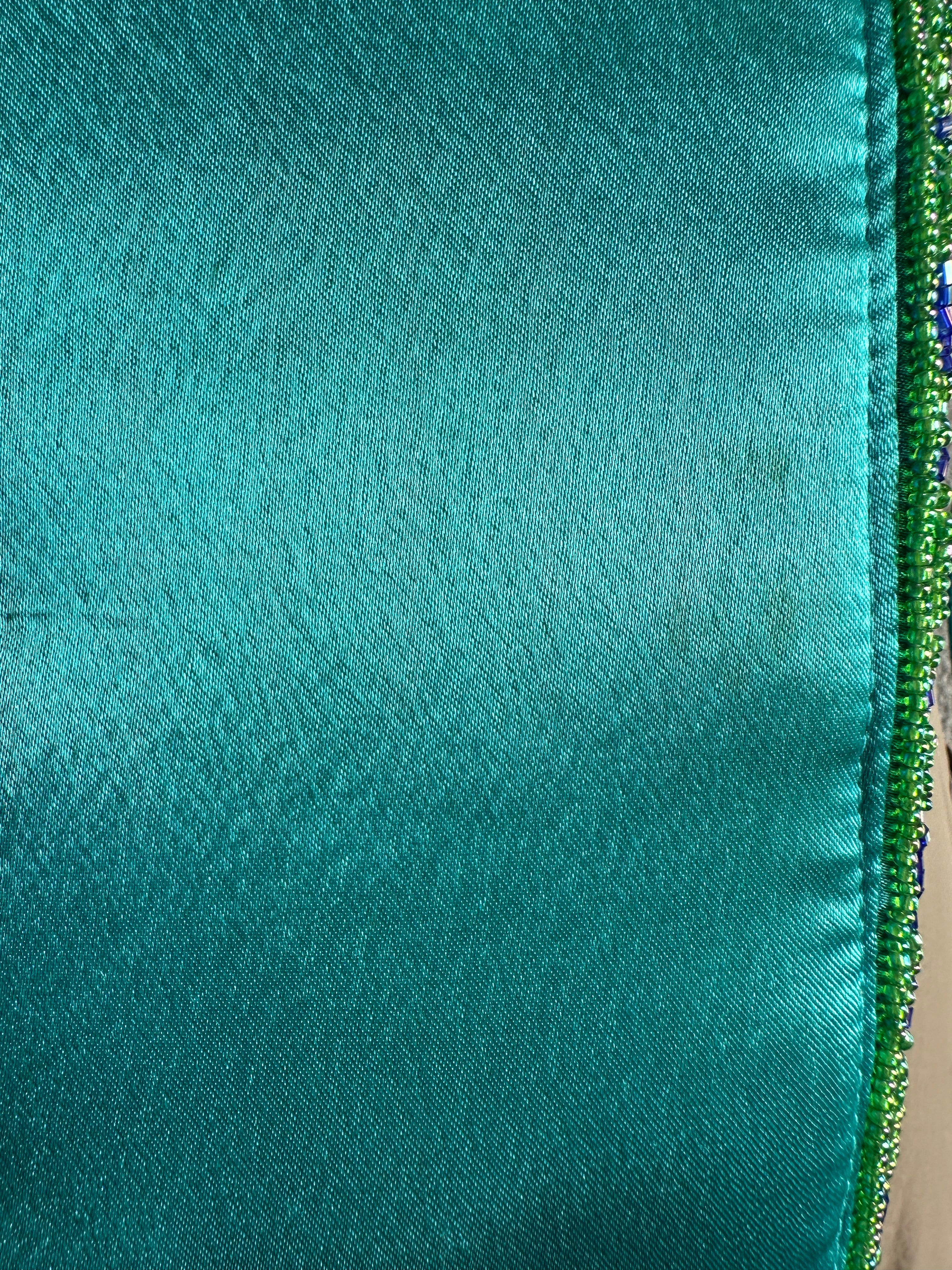 Y2K Green Beaded Bag