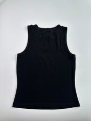 BEBE | Black Rhinestone Tank Top | M