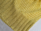MORGAN DE TOI | Cowl Neck Yellow Sparkle Knit | 8-12