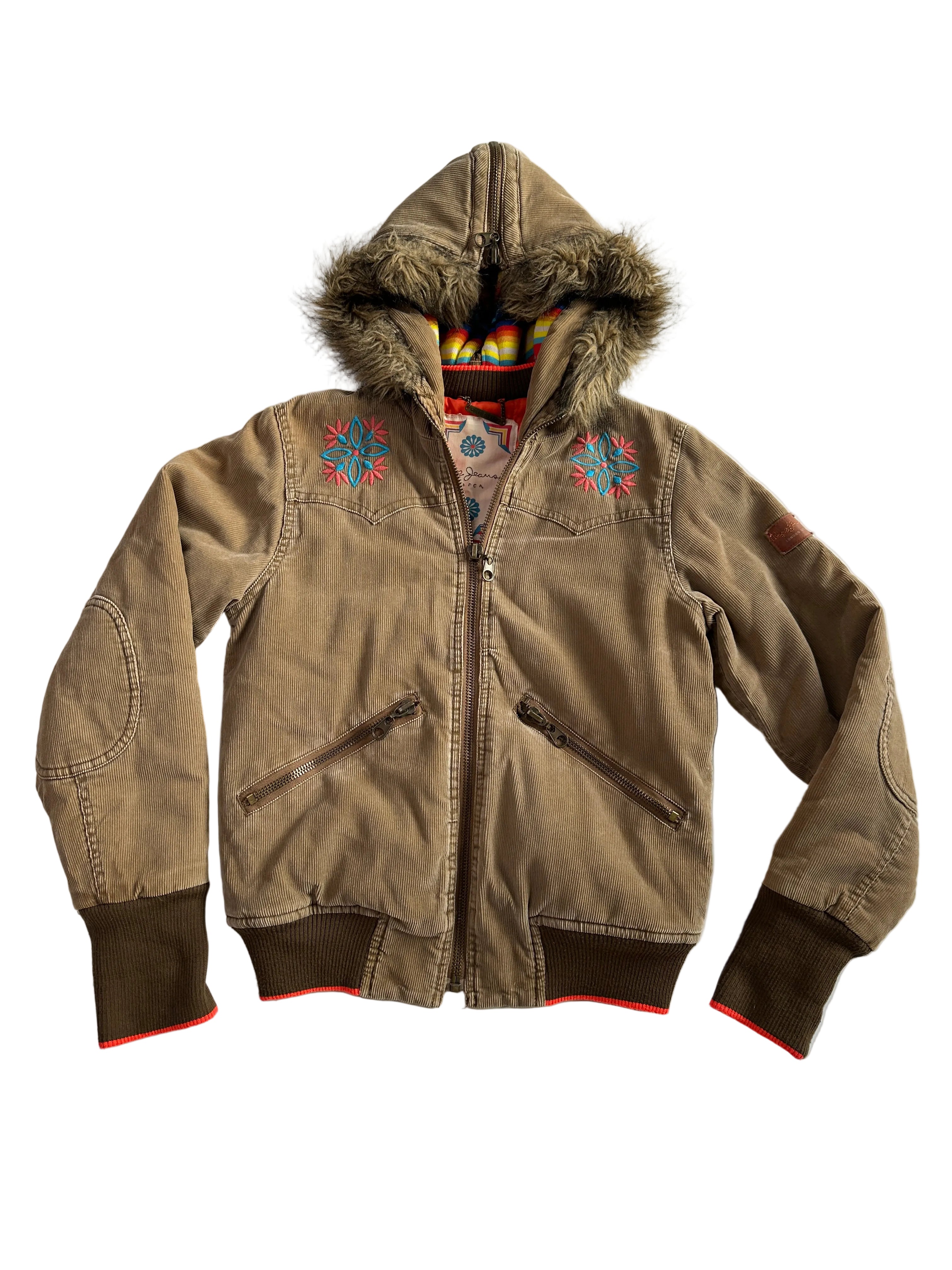 Pepe Jeans London | Vintage Corduroy Bomber Jacket | s