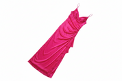 City Triangles | Y2K Hot Pink Made in USA Dress | L
