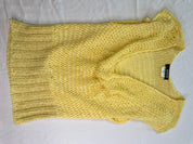 MORGAN DE TOI | Cowl Neck Yellow Sparkle Knit | 8-12