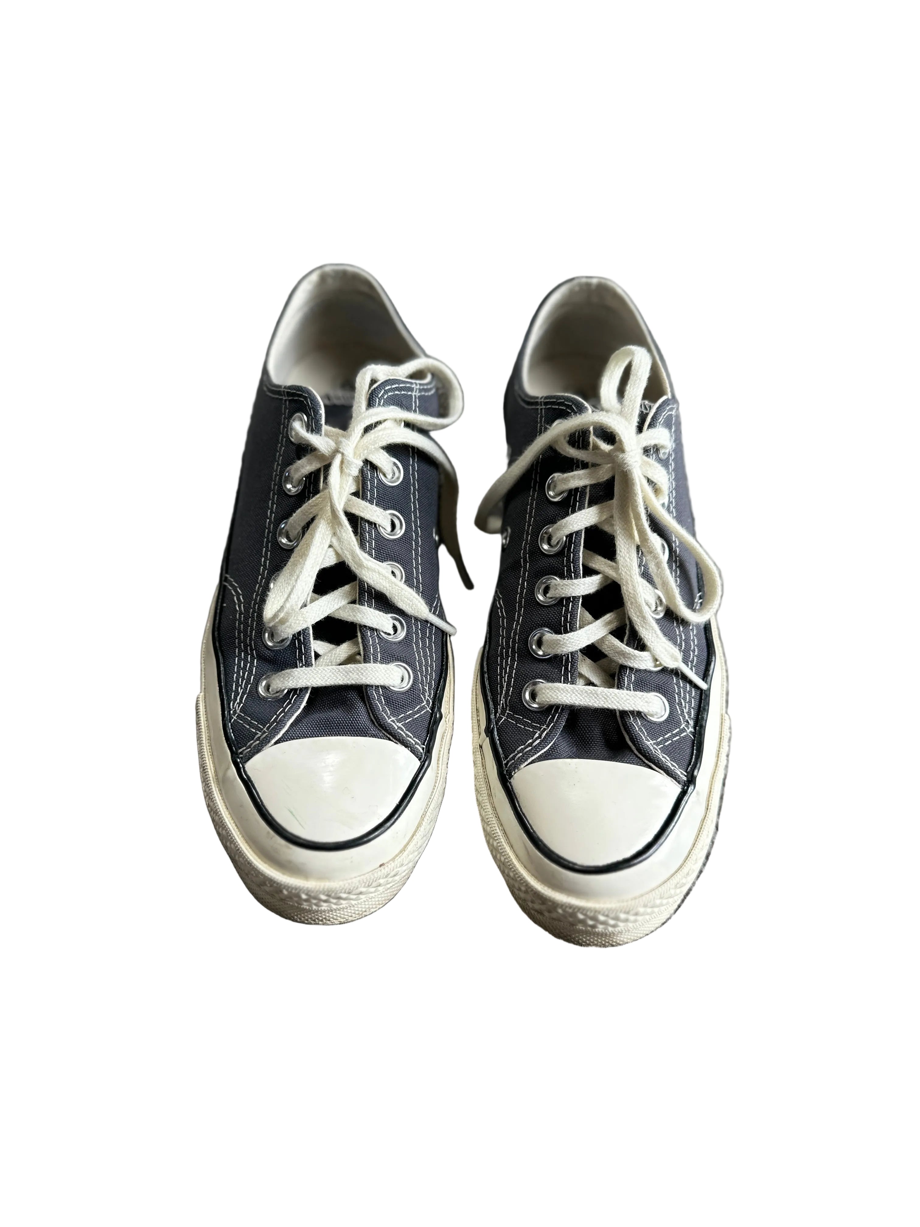 Converse Vintage Navy Low Cut Shoes | 37.5
