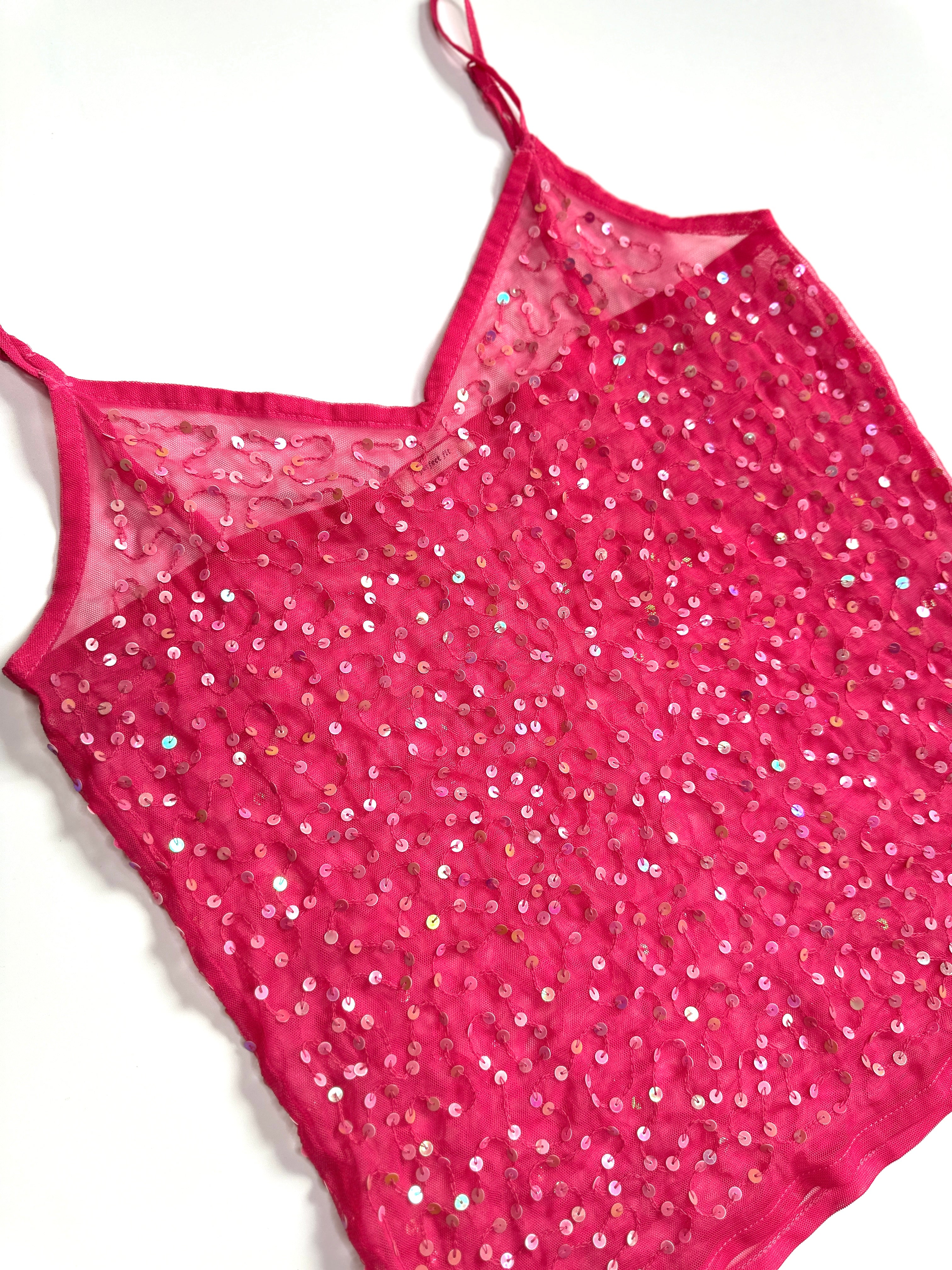 Perfect Fit Pink Sequin Cami | 12