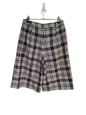 Plaid Baggy 3/4 Shorts | 8-10