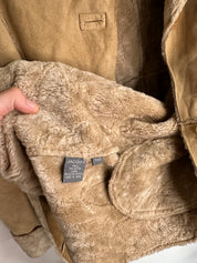 Jacqui.e Faux Fur Suede Look Coat -8