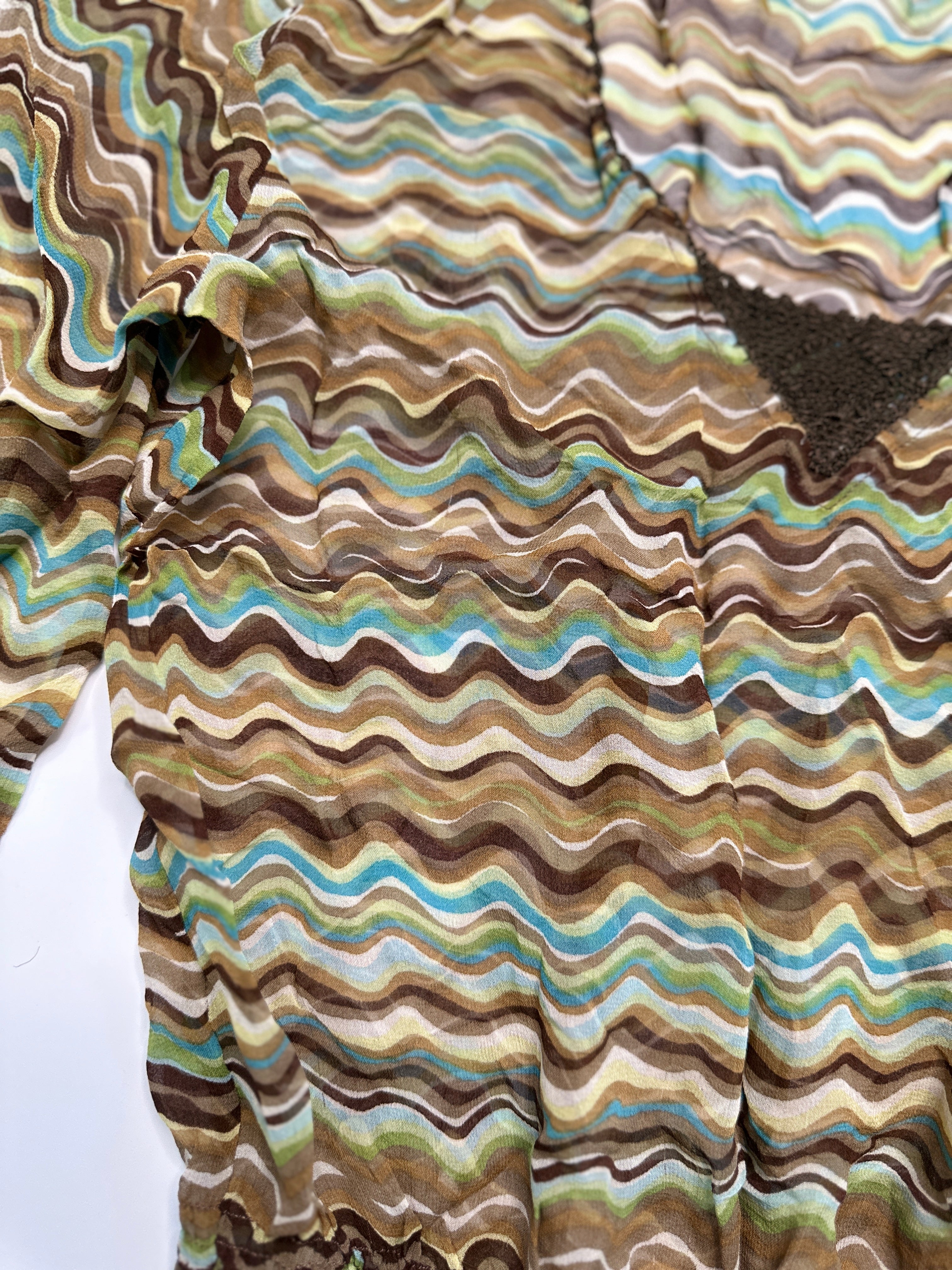 BCBG MAXAZRIA | Wave Silk Blouse