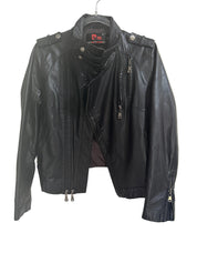 RYC | Black Leather Jacket | 40