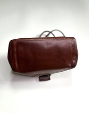 FENDI Burgundy Bento Box Bag