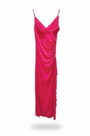 City Triangles | Y2K Hot Pink Made in USA Dress | L