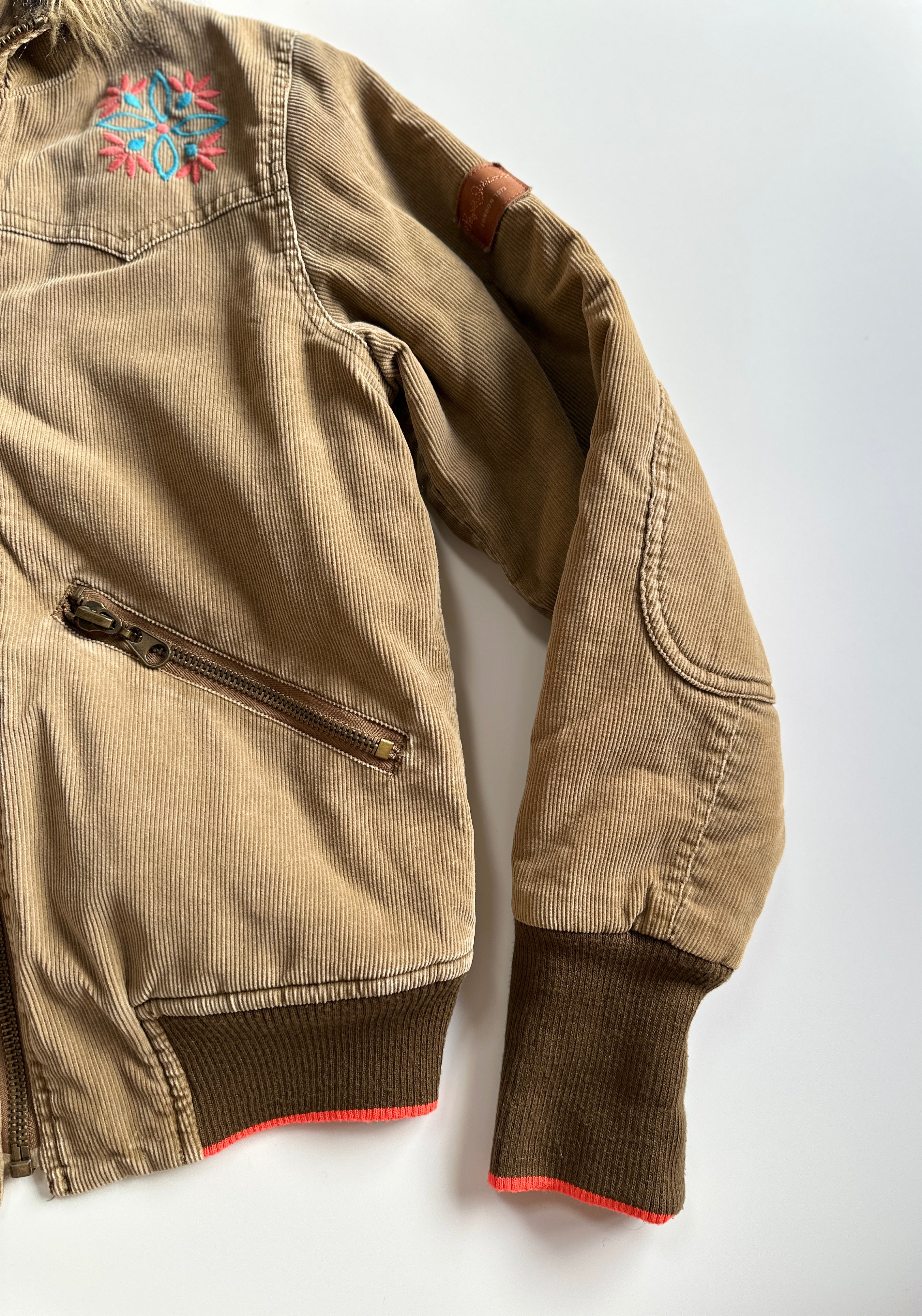 Pepe Jeans London | Vintage Corduroy Bomber Jacket | s