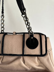 FENDI CASHMERE DOUBLE BUCKLE BAG