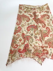 Kookai | Vintage Paisley Skirt Made in France | 8