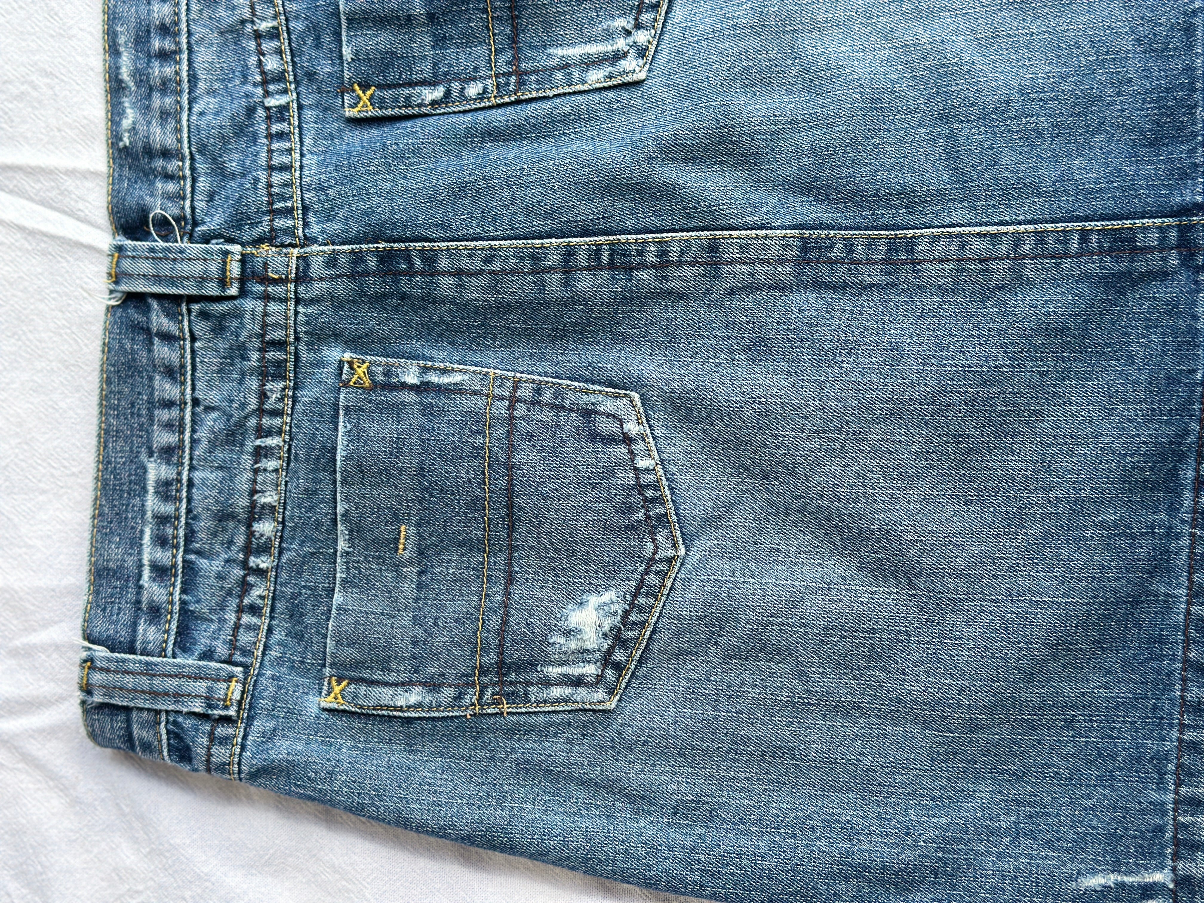 DIRTY DOG Y2K DENIM SKIRT | 14