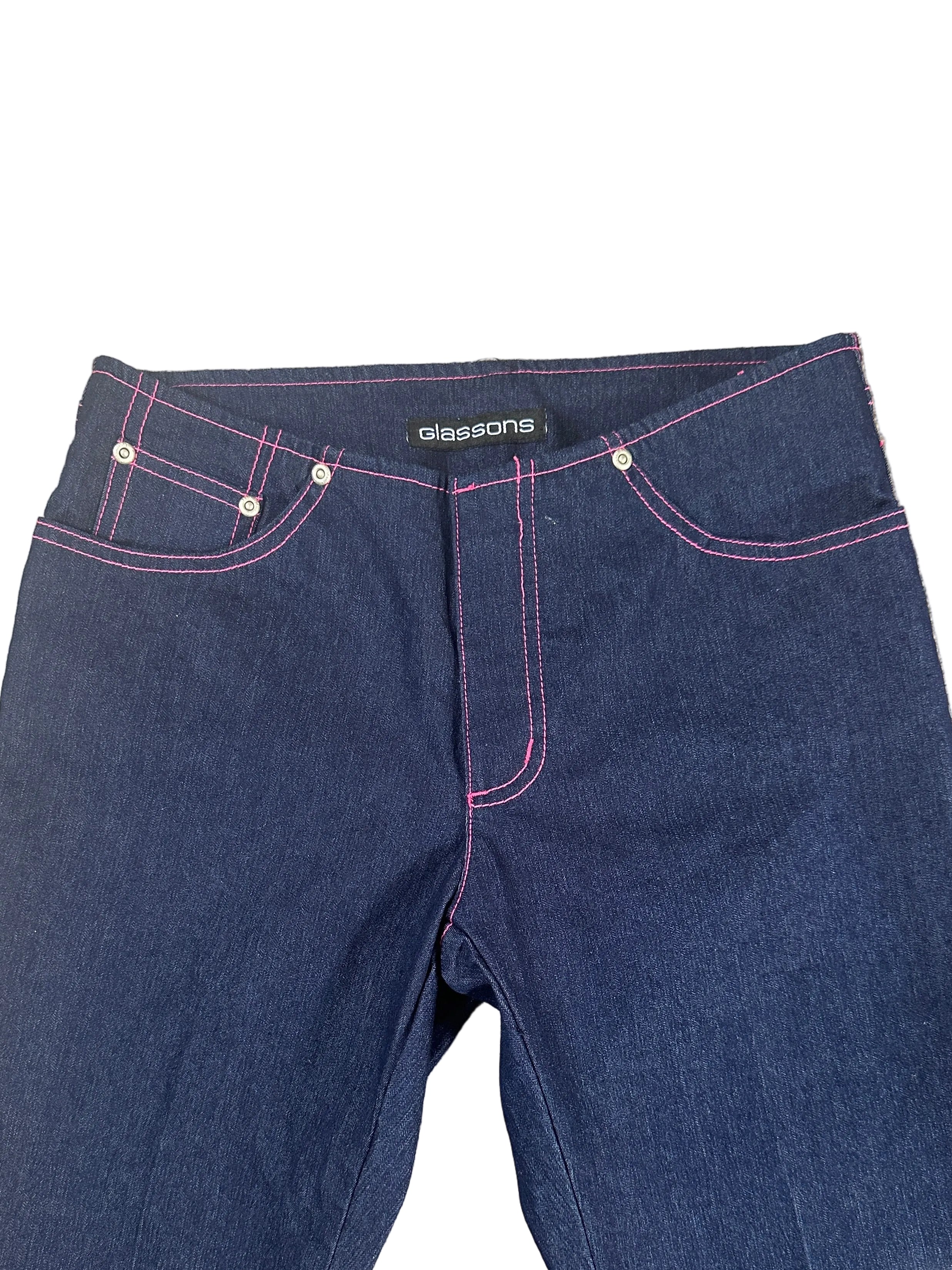 GLASSONS | 3/4 Denim Flare Capris | 10