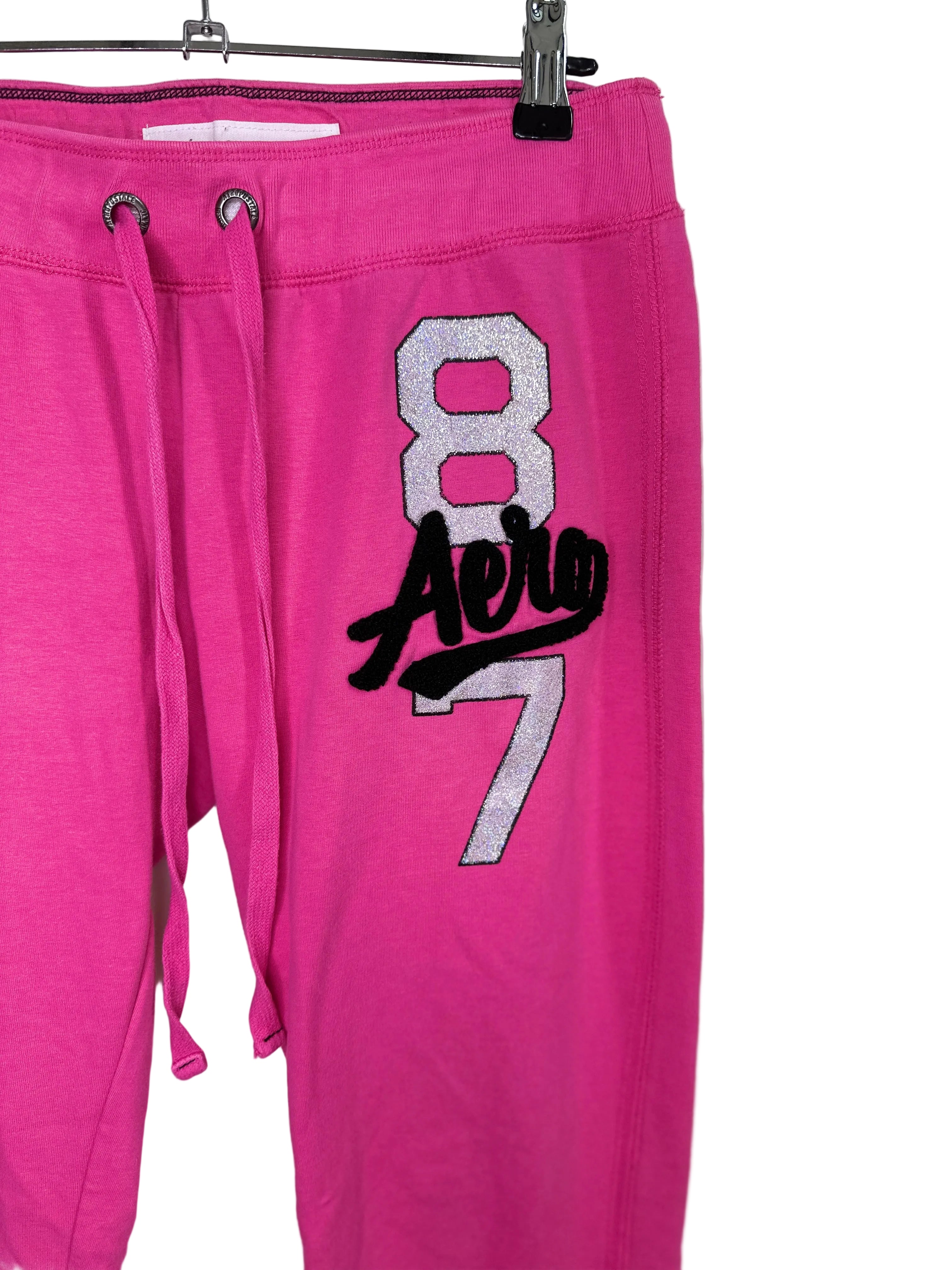 Aeropostale | Hot Pink Capri Joggers | 8