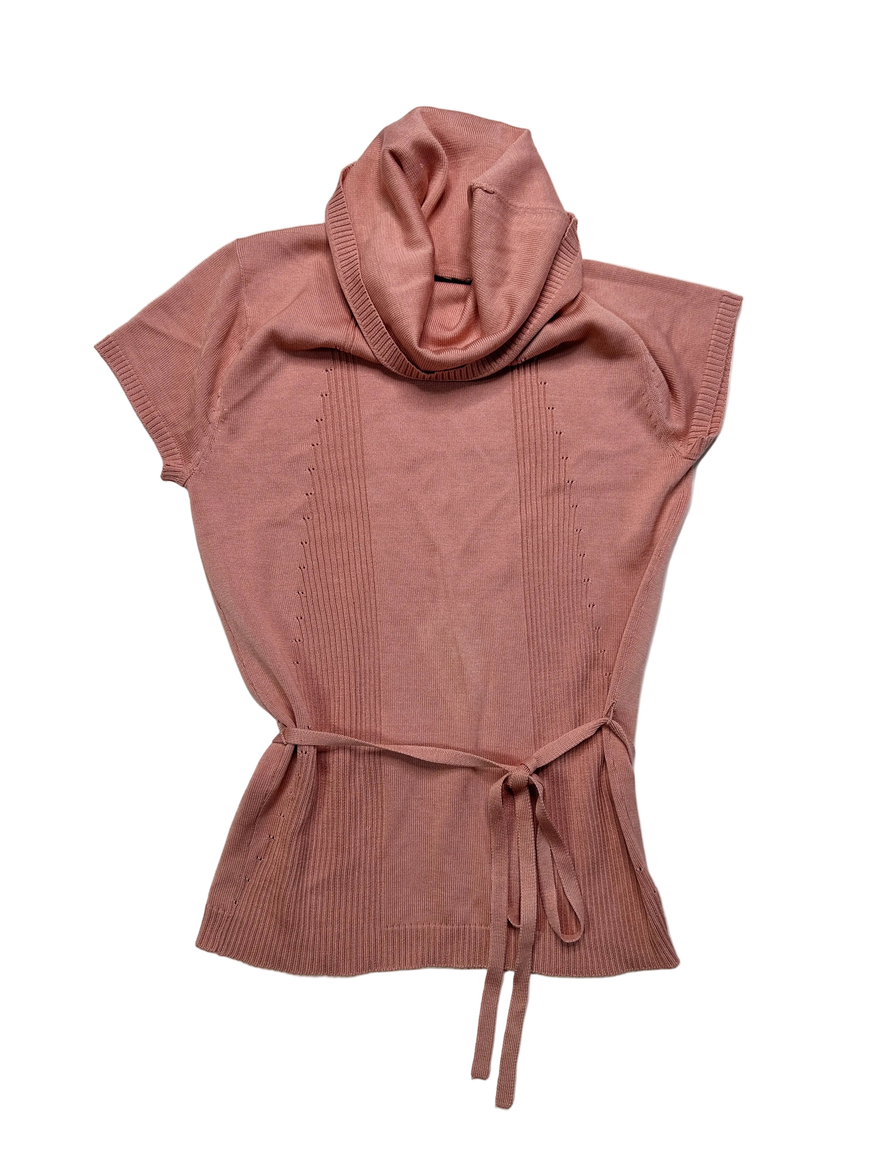 BCBG MAXAZRIA | Silk & Cashmere Cowl Tank | S