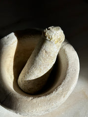 Ancient Stone Mortar & Pestle