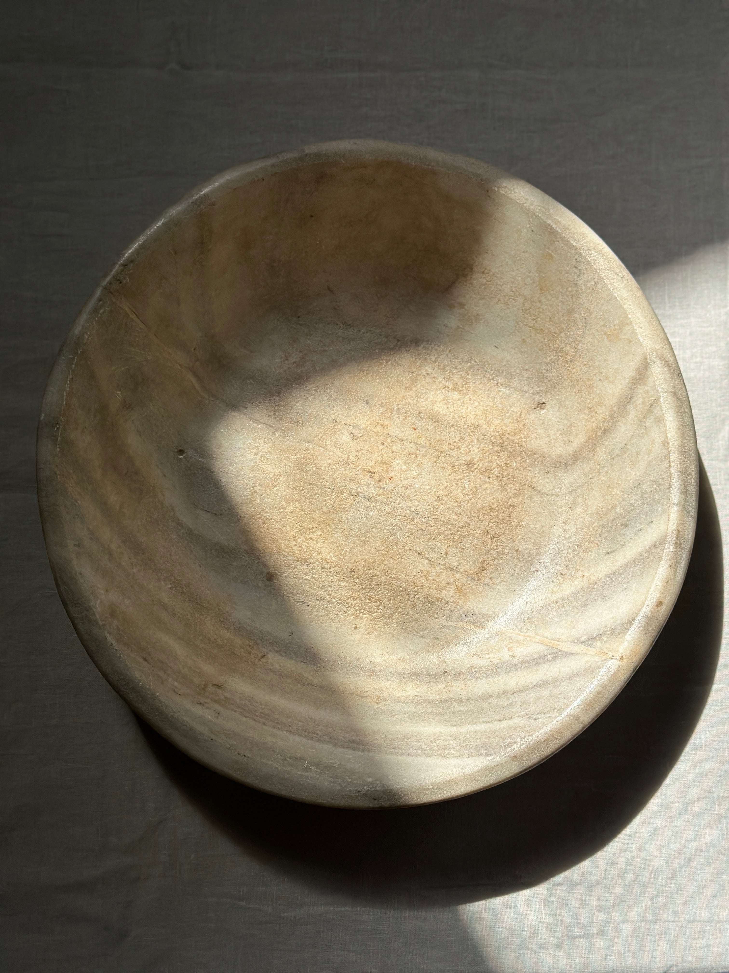 Large Vintage Marble Bowl