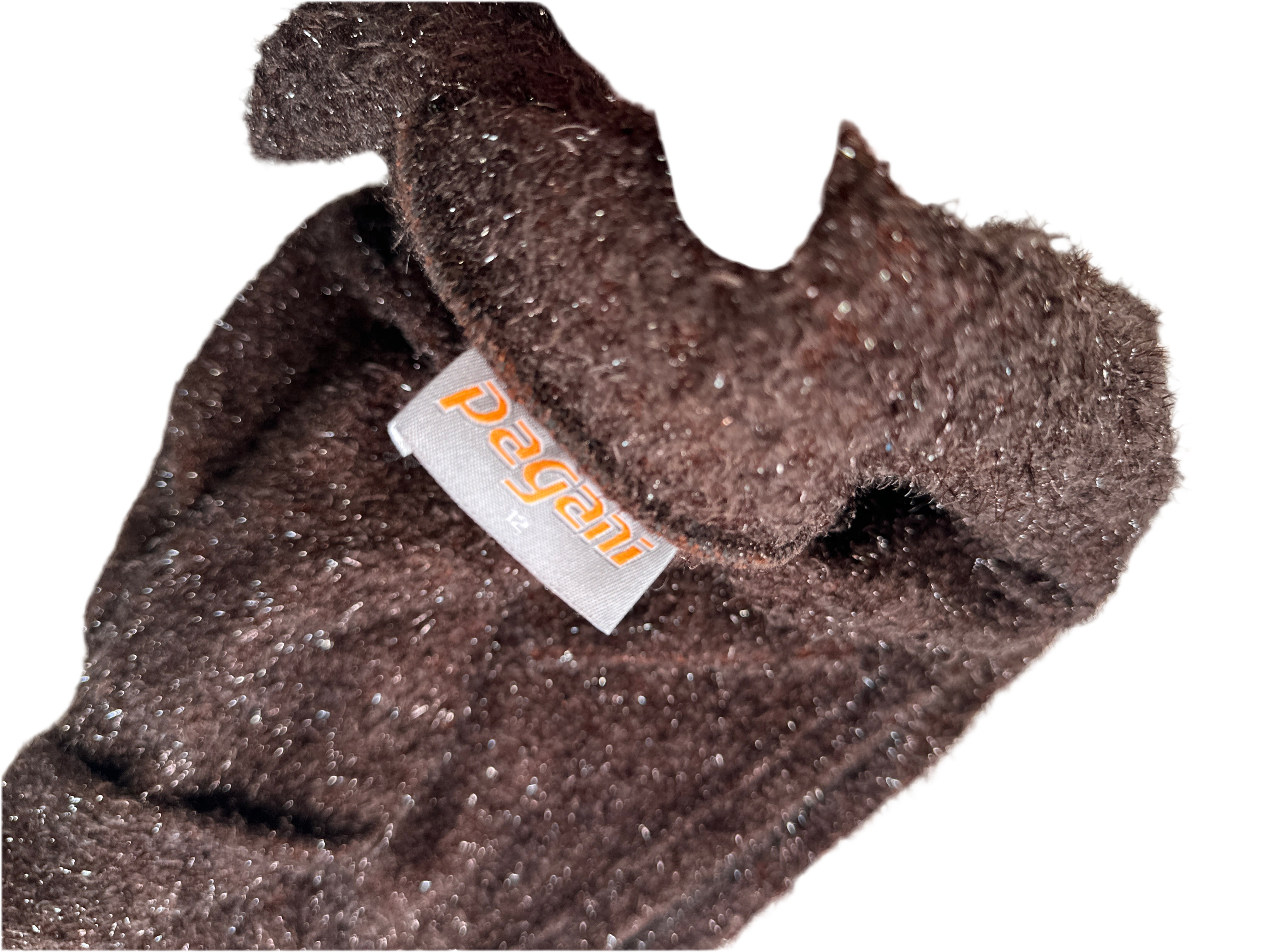 CHOCOLATE BROWN SPARKLING Y2K PAGANI 3/4 CROP | 12
