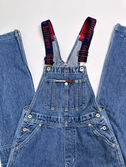 Tommy Hilfiger Vintage | 90s Denim Overalls | XS