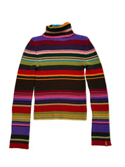 Miss Sixty | Multi coloured stripe L\S turtle Neck | M
