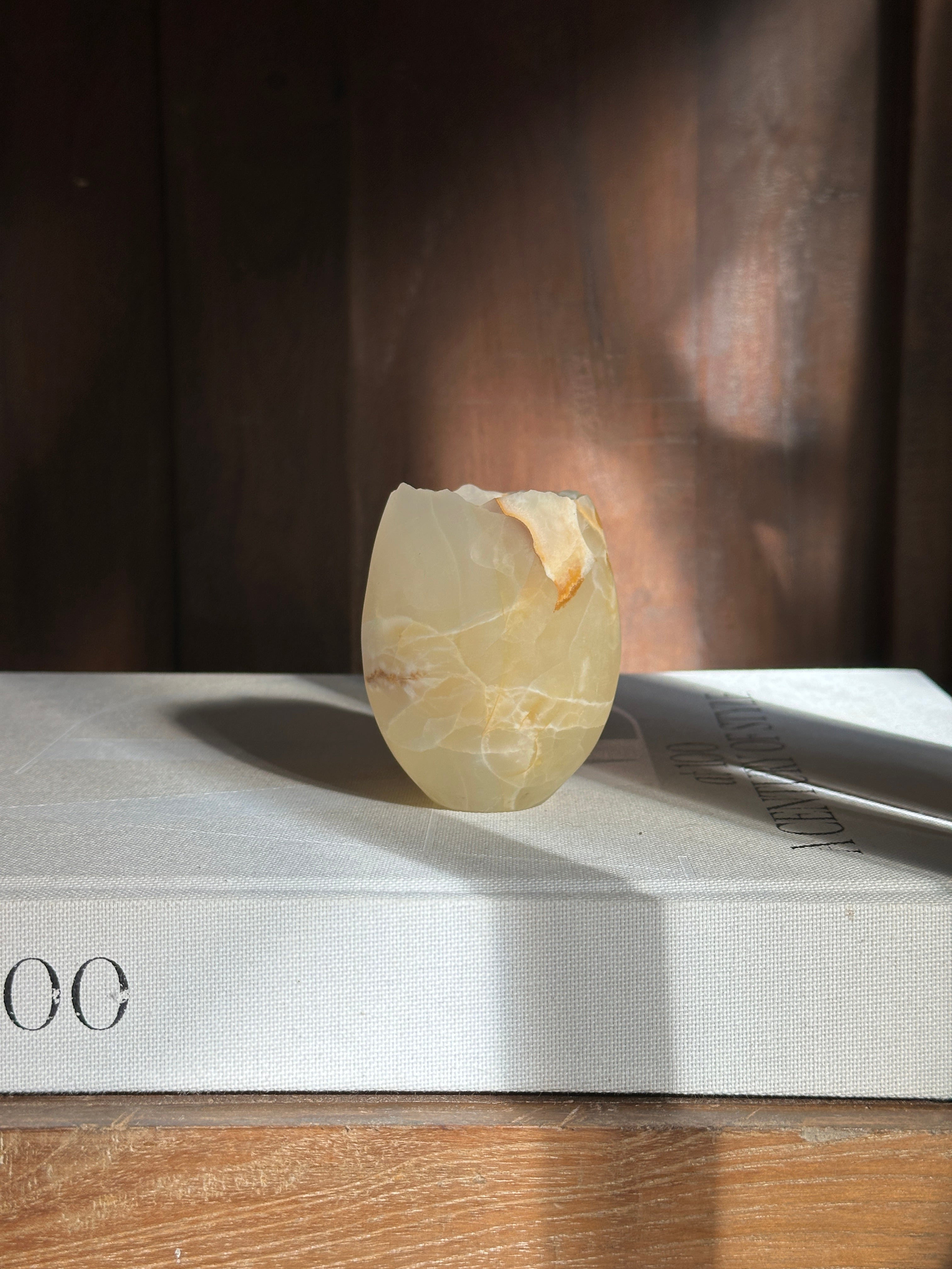 Tulip Onyx Candle Holder