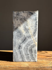 Grey Black Onyx Lamp