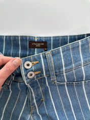 Little New York | Y2K Pinstripe Bootcut Jeans | 8