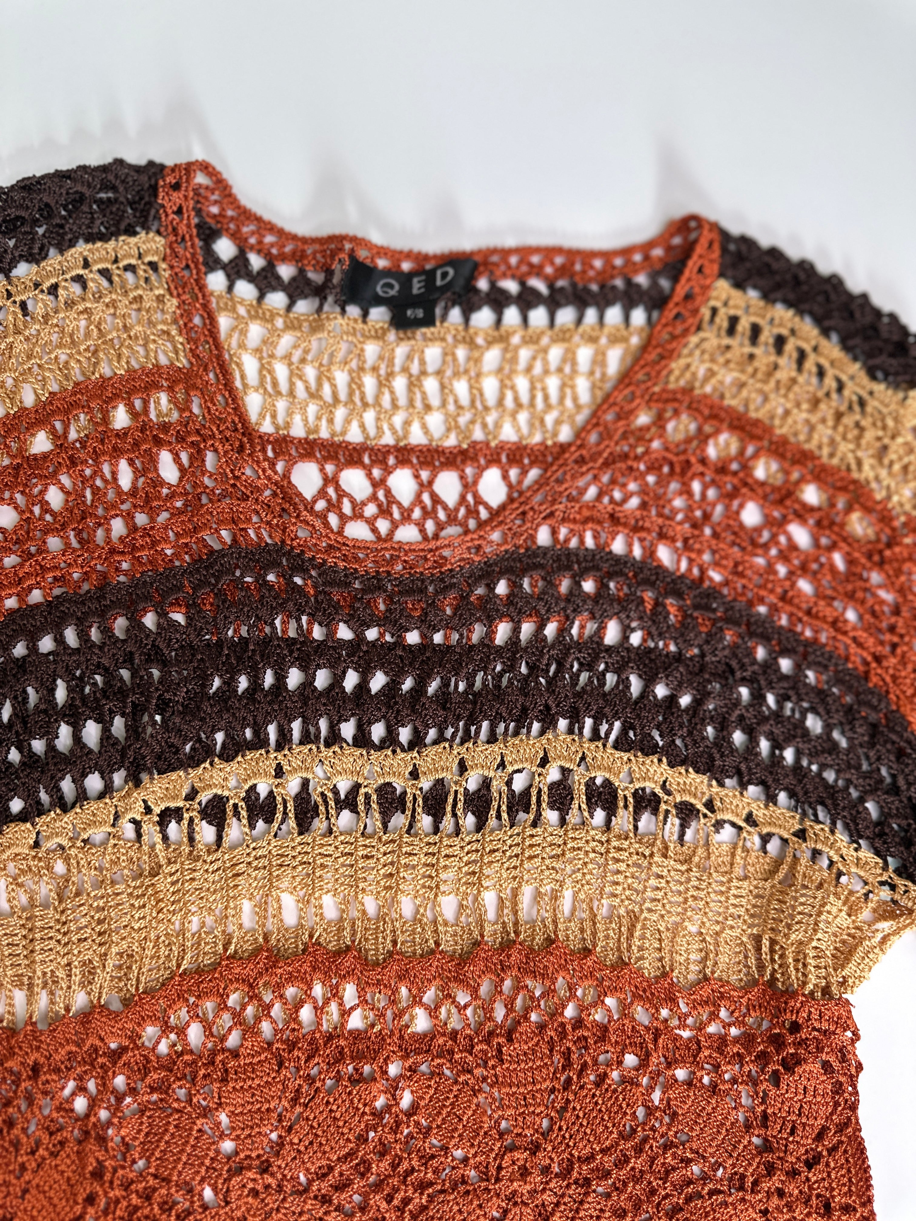 QED | Crochet Tunic Dress |xs