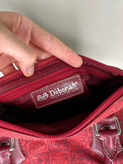 Deborah Beverly Hills Red Leather Bag